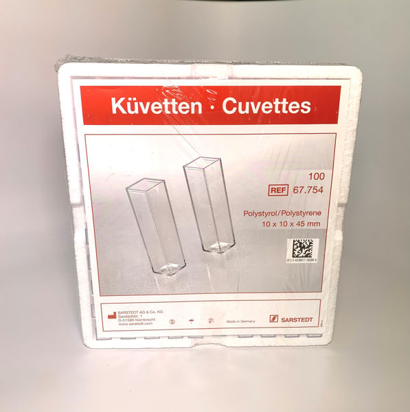 Picture of Cuvettes 10mm 2-4ml 100 pack